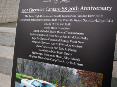 2K-Mile 1997 Chevrolet Camaro SS Coupe LT4 6 Speed Photo Gallery — Photo 272