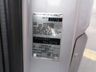 22K-Mile 1992 Subaru SVX LS-L Photo Gallery — Photo 88