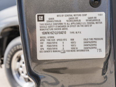 13K-Mile 2002 Chevrolet Suburban 1500 4X4 Photo Gallery — Photo 111