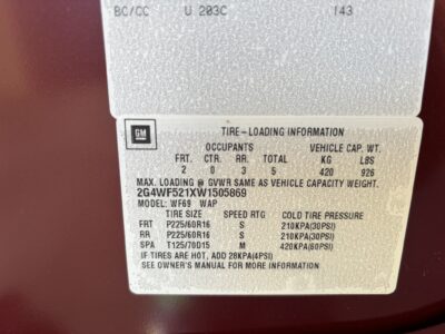 44K-Mile 1998 Buick Regal GS Photo Gallery — Photo 140