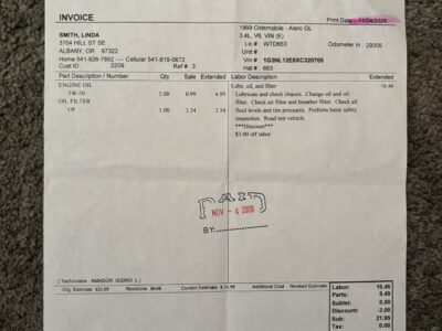 48K-Mile 1999 Oldsmobile Alero GL Coupe Photo Gallery — Photo 242