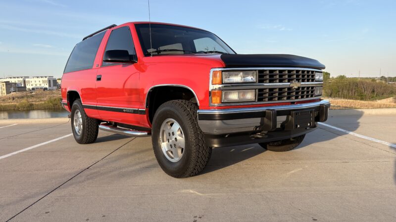 27K-Mile 1992 Chevrolet K1500 Blazer 2 Door 4X4