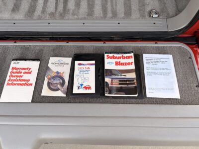 27K-Mile 1992 Chevrolet K1500 Blazer 2 Door 4X4 Photo Gallery — Photo 101