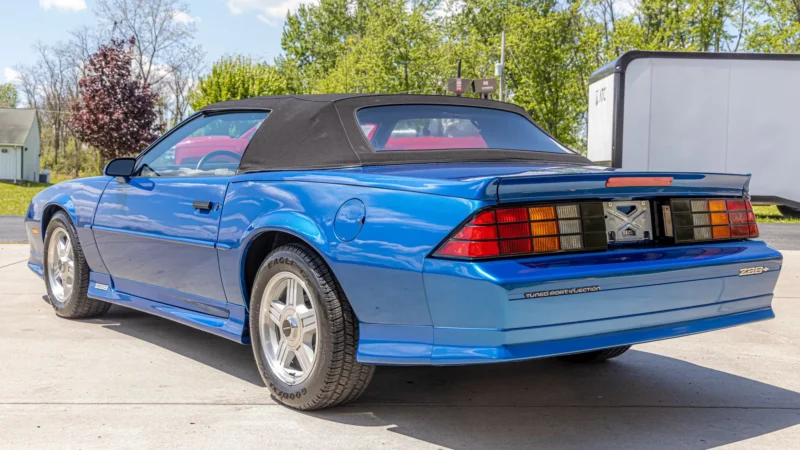 7K-Mile 1991 Chevrolet Camaro Z28 Convertible 5 Speed Manual