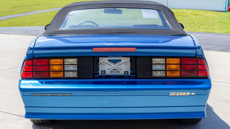 7K-Mile 1991 Chevrolet Camaro Z28 Convertible 5 Speed Manual