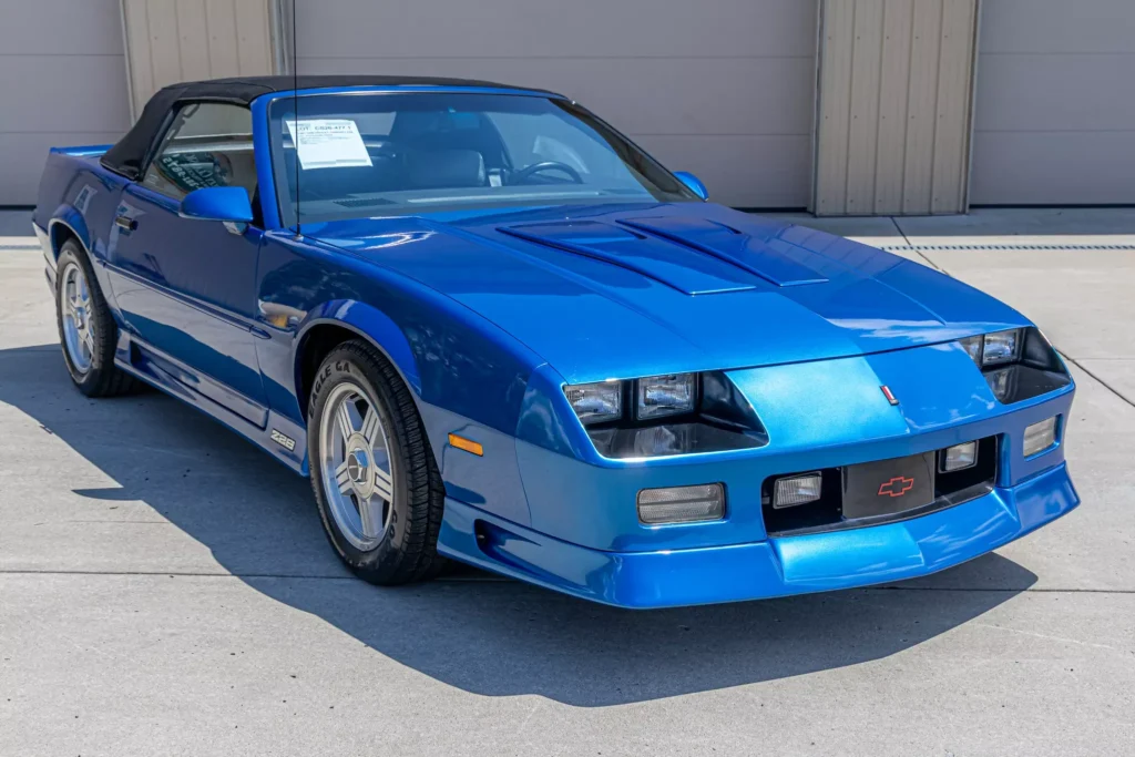 7K-Mile 1991 Chevrolet Camaro Z28 Convertible 5 Speed Manual