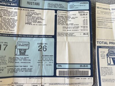 27K-Mile 1997 Ford Mustang GT Coupe 5 Speed Manual Photo Gallery — Photo 113