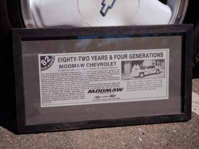 935-Mile 1995 Chevrolet Monte Carlo Z34 Brickyard 400 Pace Car Photo Gallery — Photo 131