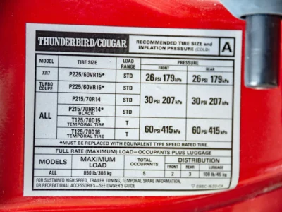67K-Mile 1988 Ford Thunderbird Sport Bill Elliott Signature Edition Photo Gallery — Photo 130