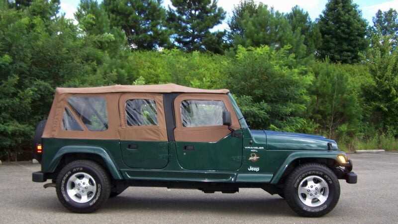 25K-Mile 2000 Jeep Wrangler Sahara Custom 4 Door Conversion