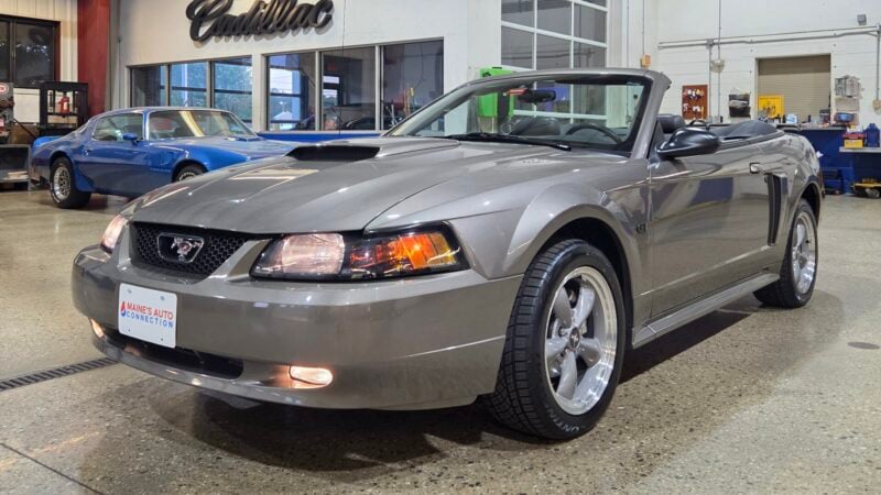 11K-Mile 2002 Ford Mustang GT Convertible 5 Speed Manual