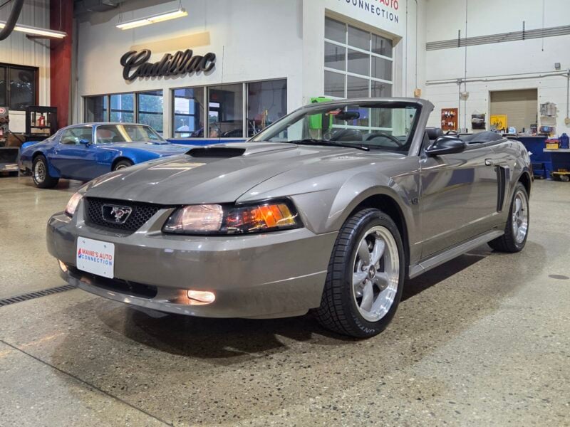11K-Mile 2002 Ford Mustang GT Convertible 5 Speed Manual