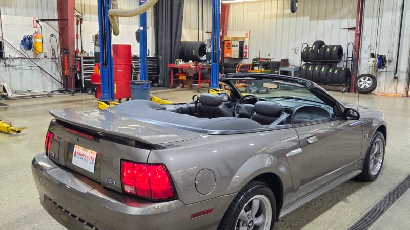 11K-Mile 2002 Ford Mustang GT Convertible 5 Speed Manual