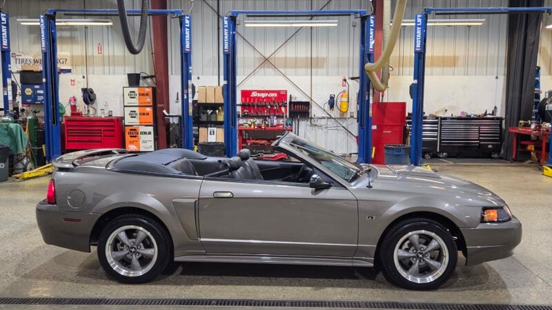 11K-Mile 2002 Ford Mustang GT Convertible 5 Speed Manual