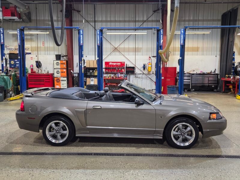11K-Mile 2002 Ford Mustang GT Convertible 5 Speed Manual
