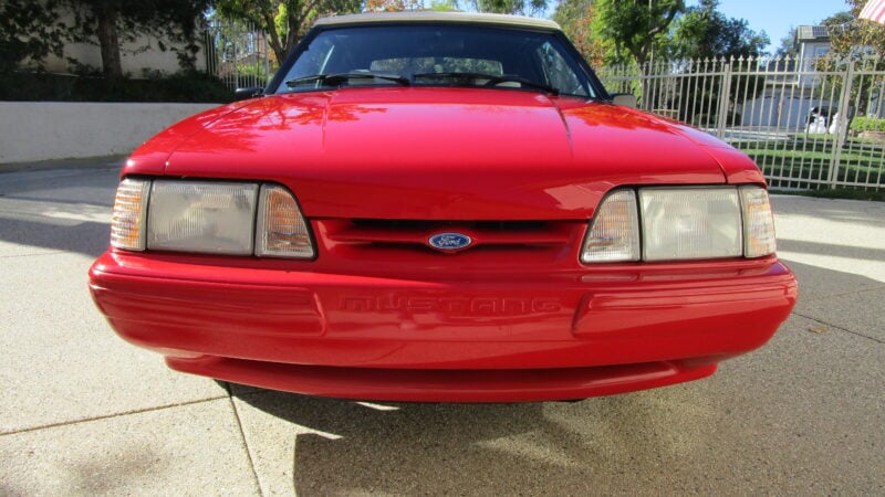592-Mile 1993 Ford Mustang LX 5.0L Convertible 5 Speed Manual