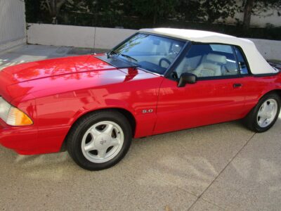592-Mile 1993 Ford Mustang LX 5.0L Convertible 5 Speed Manual Photo Gallery — Photo 1