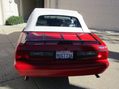 592-Mile 1993 Ford Mustang LX 5.0L Convertible 5 Speed Manual Photo Gallery — Photo 7