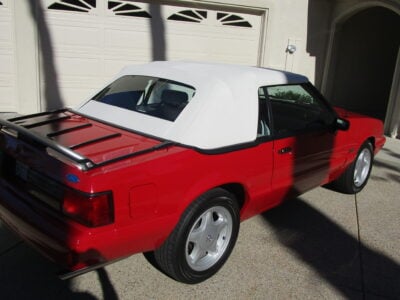592-Mile 1993 Ford Mustang LX 5.0L Convertible 5 Speed Manual Photo Gallery — Photo 8