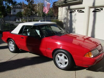 592-Mile 1993 Ford Mustang LX 5.0L Convertible 5 Speed Manual Photo Gallery — Photo 12