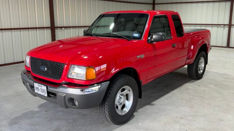 40K-Mile 2001 Ford Ranger XLT SuperCab Flareside 4X4
