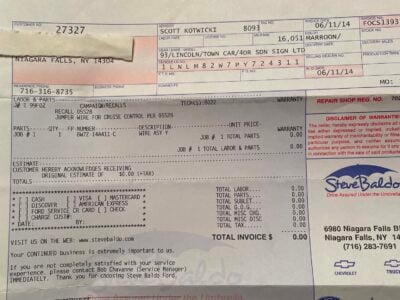 39K-Mile 1993 Lincoln Town Car Signature Series Photo Gallery — Photo 114